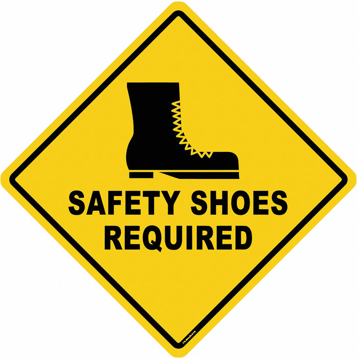 Anti-Slip Floor Sign 17 in x 17 in Vinyl