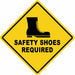 Anti-Slip Floor Sign 17 in x 17 in Vinyl