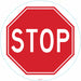 Anti-Slip Floor Sign 8 inx 8in Vinyl PK2