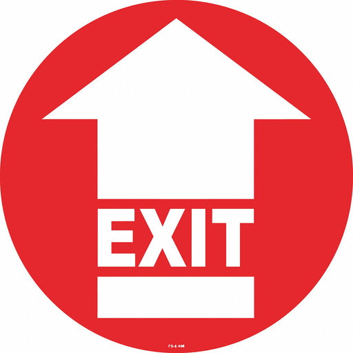 Anti-Slip Floor Sign 8in x 8in Vinyl PK2