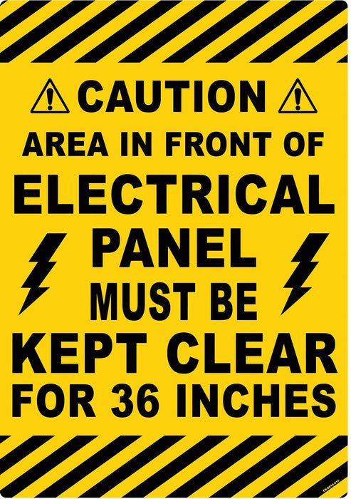 Anti-Slip Floor Sign 20 in x 14 in Vinyl