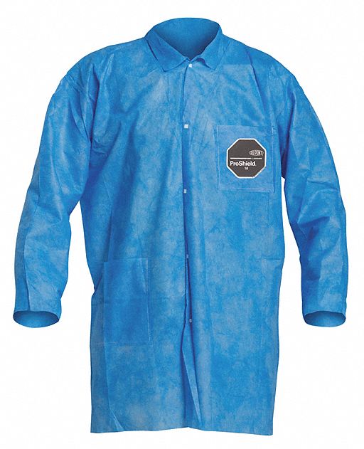 J7267 Lab Coat L Blue ProShield(R) PK30