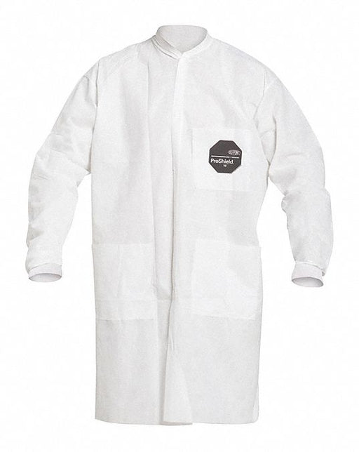 K7318 Lab Coat L White ProShield(R) PK30