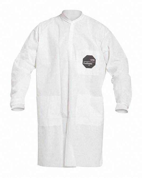 K7318 Lab Coat 4XL White ProShield(R) PK30