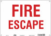 Safety Sign 10 in x 14 in Polyethylene