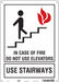 Safety Sign 14 in x 10 in Polyethylene
