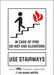 Safety Sign 7 in x 5 in Vinyl