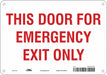 Safety Sign 7 in x 10 in Aluminum