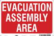Safety Sign 7 in x 10 in Polyethylene