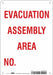 Safety Sign 10 in x 7 in Aluminum
