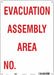 Safety Sign 14 in x 10 in Polyethylene