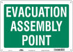 Safety Sign 10 in x 14 in Aluminum