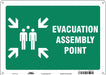 Safety Sign 10 in x 14 in Aluminum