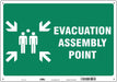 Safety Sign 14 in x 20 in Aluminum