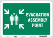 Safety Sign 10 in x 14 in Polyethylene