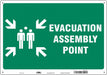 Safety Sign 14 in x 20 in Polyethylene