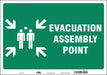 Safety Sign 14 in x 20 in Vinyl