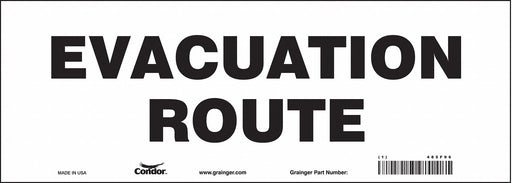 Safety Sign 5 in x 14 in Vinyl