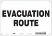Safety Sign 7 in x 10 in Aluminum