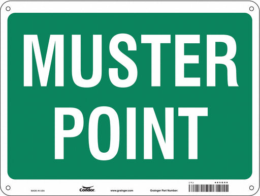 Safety Sign 18 in x 24 in Aluminum