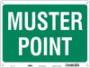 Safety Sign 18 in x 24 in Polyethylene
