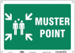 Safety Sign 10 in x 14 in Aluminum