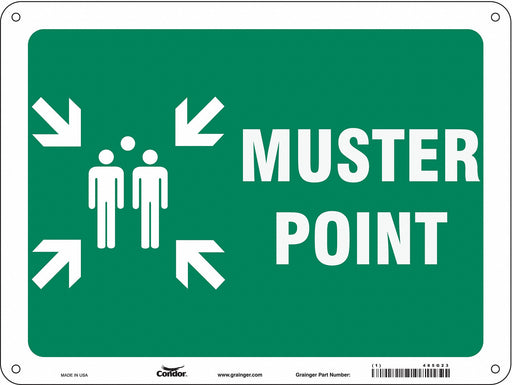 Safety Sign 18 in x 24 in Aluminum