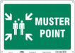 Safety Sign 10 in x 14 in Polyethylene