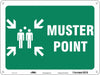 Safety Sign 18 in x 24 in Polyethylene