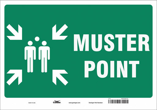 Safety Sign 14 in x 20 in Vinyl
