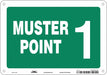 Safety Sign 7 in x 10 in Aluminum