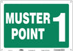 Safety Sign 10 in x 14 in Polyethylene