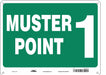 Safety Sign 18 in x 24 in Polyethylene