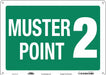 Safety Sign 10 in x 14 in Aluminum
