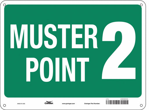 Safety Sign 18 in x 24 in Aluminum