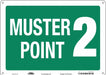 Safety Sign 10 in x 14 in Polyethylene