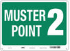 Safety Sign 18 in x 24 in Polyethylene