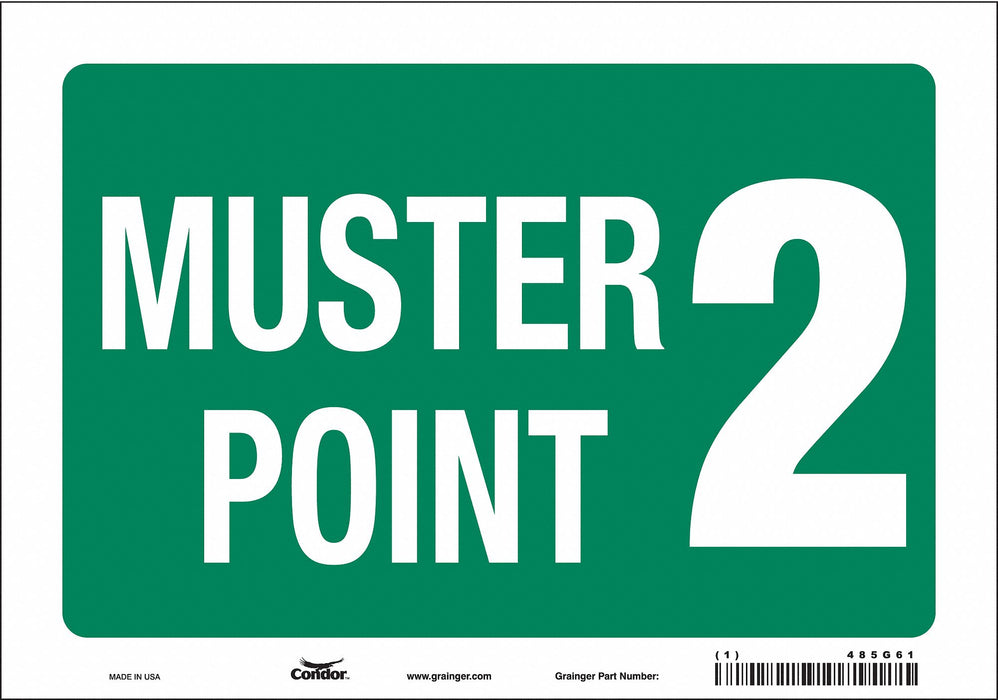 Safety Sign 7 in x 10 in Vinyl