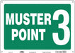Safety Sign 10 in x 14 in Aluminum
