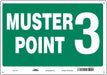 Safety Sign 14 in x 20 in Aluminum