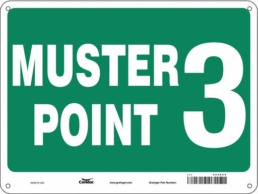Safety Sign 18 in x 24 in Aluminum