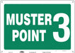Safety Sign 10 in x 14 in Polyethylene