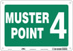 Safety Sign 7 in x 10 in Aluminum
