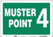 Safety Sign 10 in x 14 in Aluminum