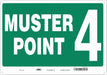 Safety Sign 14 in x 20 in Aluminum