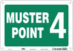 Safety Sign 7 in x 10 in Polyethylene