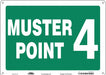 Safety Sign 10 in x 14 in Polyethylene