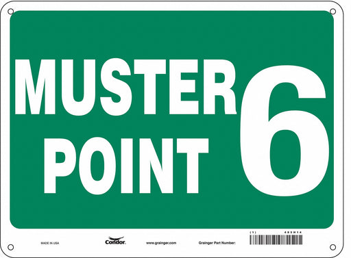 Safety Sign 18 in x 24 in Aluminum