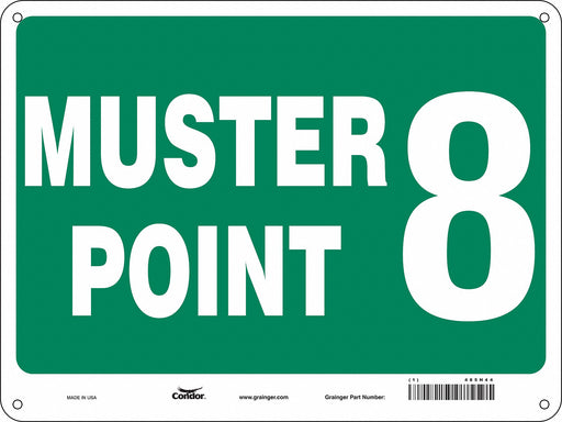 Safety Sign 18 in x 24 in Aluminum