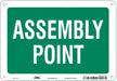 Safety Sign 7 in x 10 in Aluminum